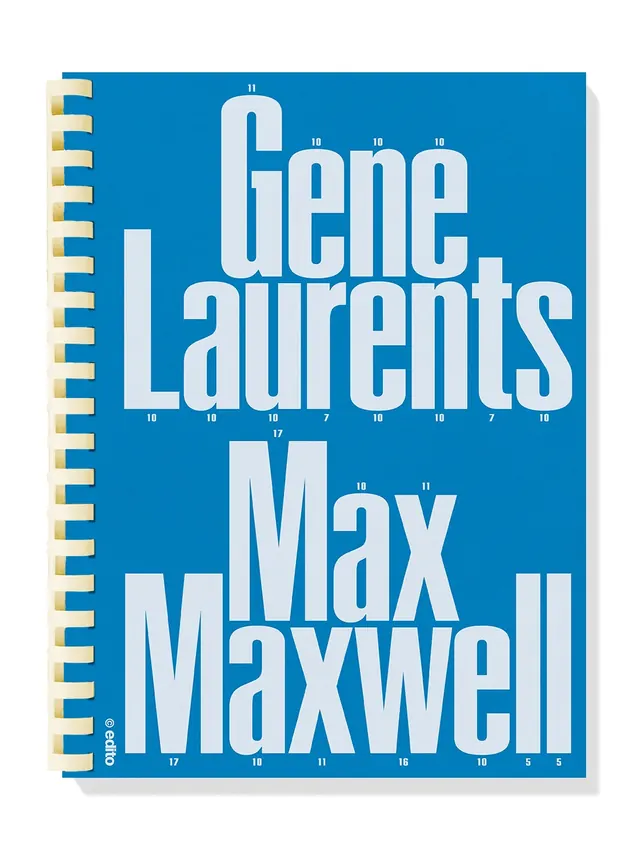 Gene Laurents & Max Maxwell Typography Layout, swiss, minimal, vibrant
