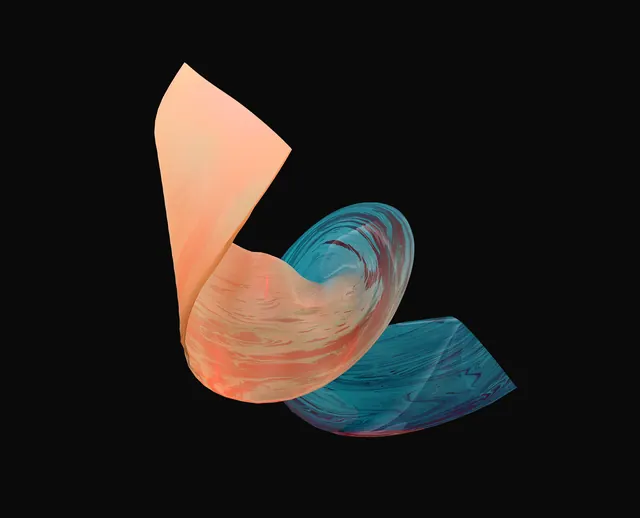 Abstract 3D Geometric Forms, abstract, 3d-render, vibrant