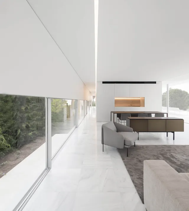 Minimalist Office Interior, minimal, light-mode, light