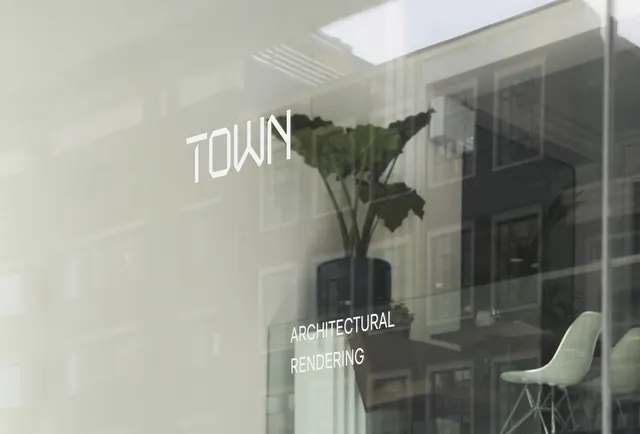Tony Architectural Rendering Branding, minimal, corporate-clean, light