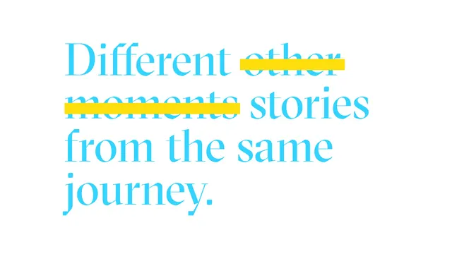 Typography Layout with Highlighted Text