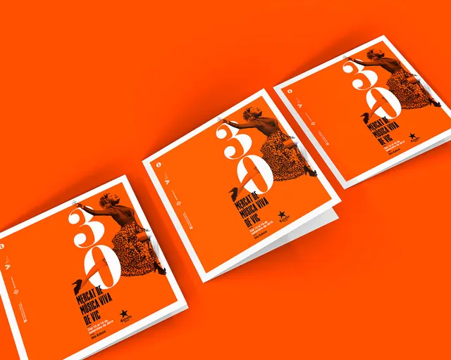 Orange Brand Identity Mockup, minimal, corporate-clean, vibrant