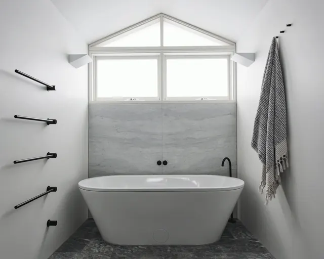 Minimalist Bathroom Interior, minimal, light-mode, light