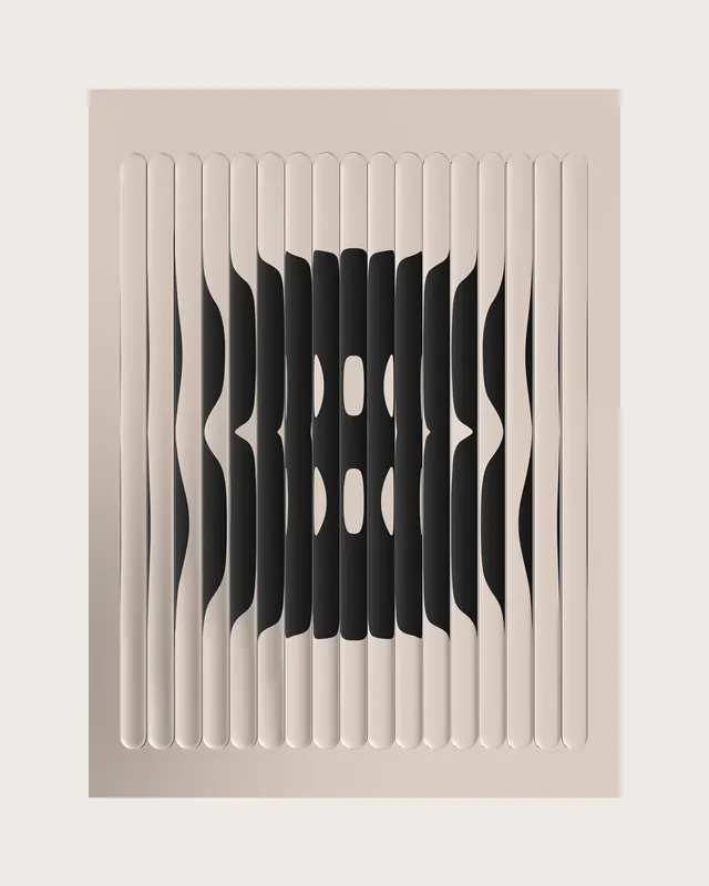 Abstract Geometric Pattern, minimal, geometric, monochrome