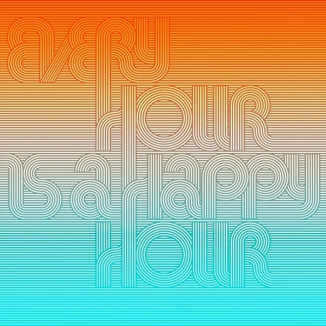 Linear Gradient Typography Pattern, minimal, geometric, vibrant