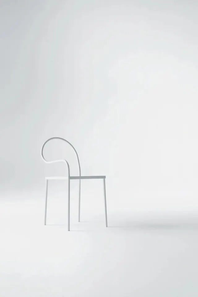 Minimalist Wireframe Chair, minimal, geometric, light