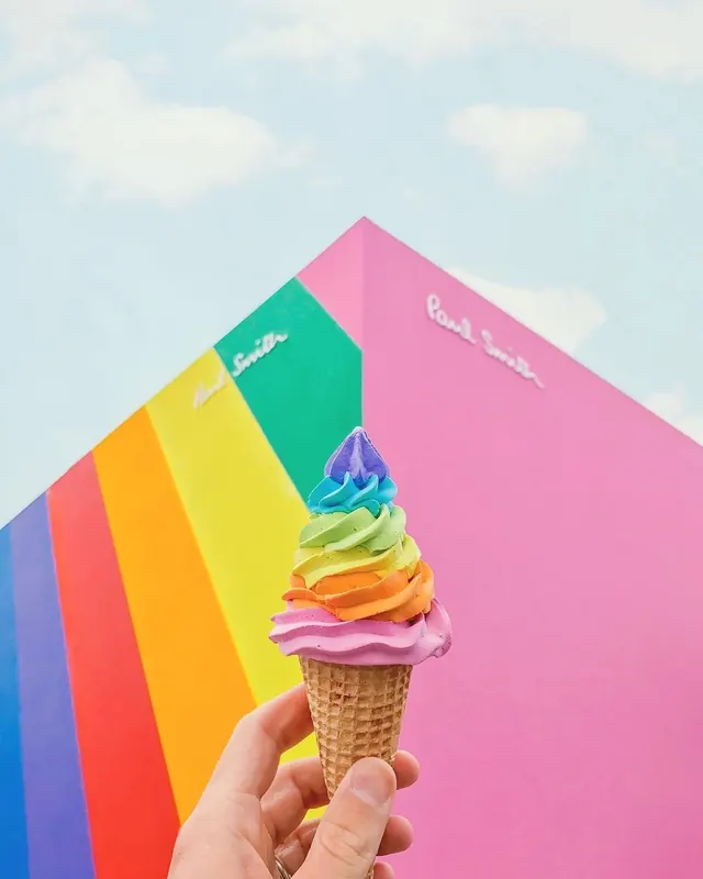 Rainbow Ice Cream Graphic