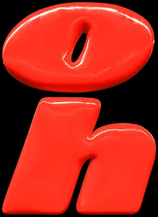 Red 3D Lettering, 3d-render, abstract, vibrant