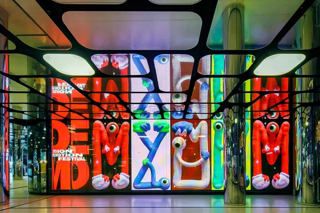 Abstract Geometric Mural, maximalist, geometric, vibrant