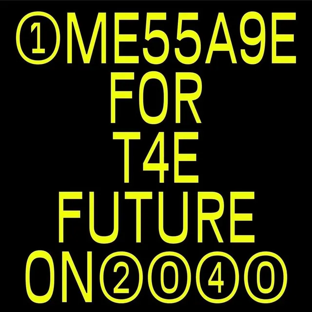 Yellow Typography on Black Background, brutalist, neo-brutalist, high-contrast