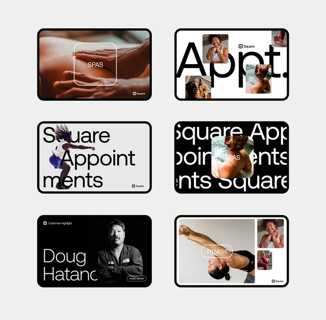 Abstract Graphic Identity Grid, minimal, swiss, monochrome
