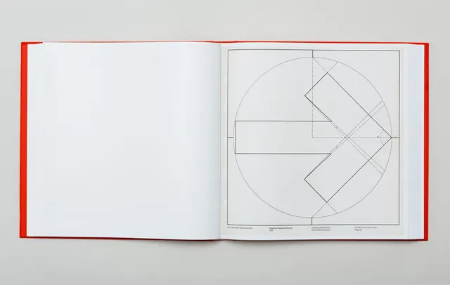 Geometric Line Art Layout, minimal, swiss, high-contrast