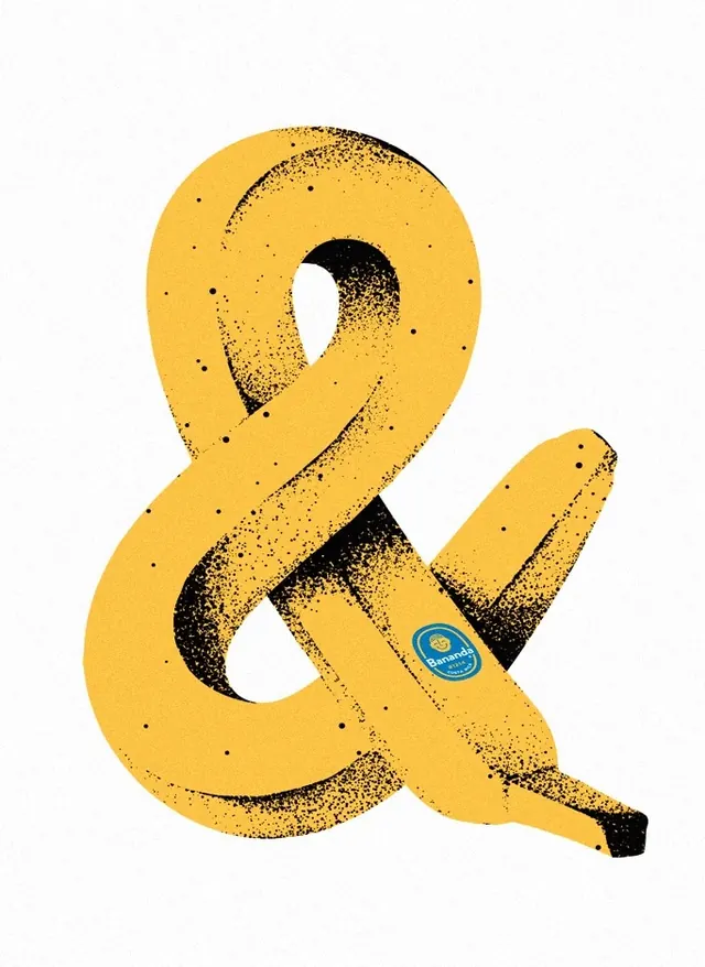 Abstract Yellow Ribbon Graphic