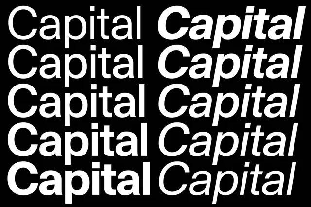 Capital Wordmark Variations