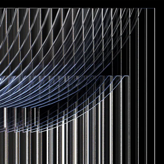 Abstract Linear Grid Composition, minimal, technical, monochrome