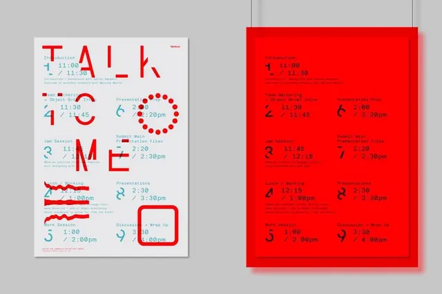 Talk To Me Typography Layout, brutalist, neo-brutalist, high-contrast