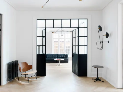 Minimalist Industrial Interior, minimal, light-mode, light