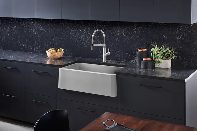 Modern Kitchen Interior, minimal, luxury, dark