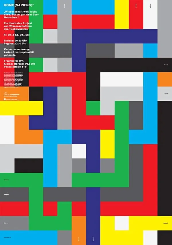 Geometric Grid Identity System, brutalist, neo-brutalist, vibrant