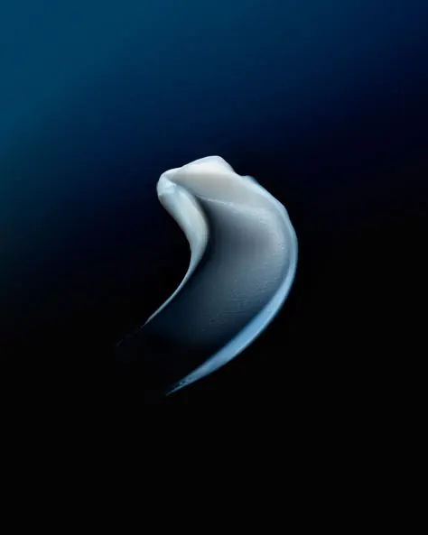 Abstract 3D Fluid Shape, abstract, 3d-render, dark