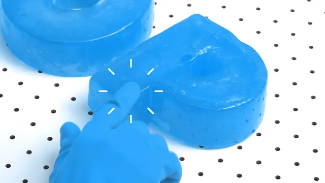 Blue Jelly Abstract Shapes, organic, 3d-render, vibrant