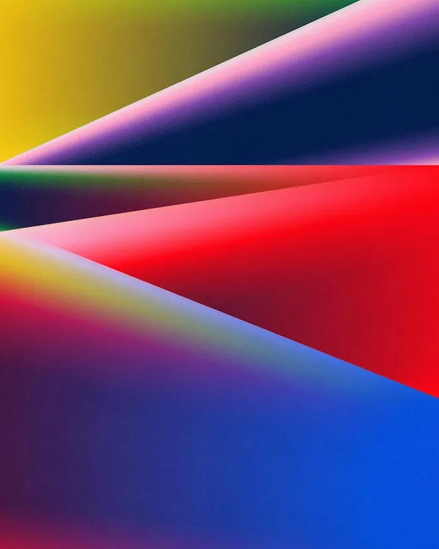 Abstract Geometric Gradient Composition, gradient-heavy, geometric, vibrant
