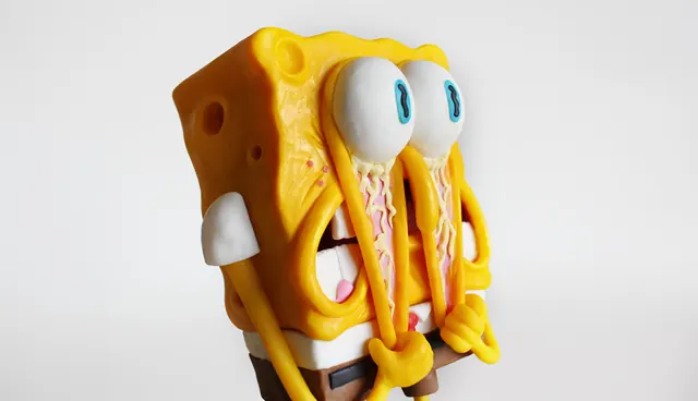 3D Spongebob Squarepants Character Render