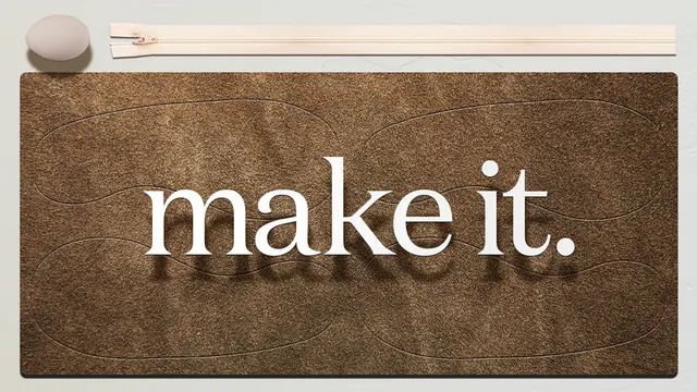 Make It. Typography on Texture