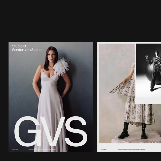 Studio of Gordon von Steiner Identity, minimal, editorial, monochrome