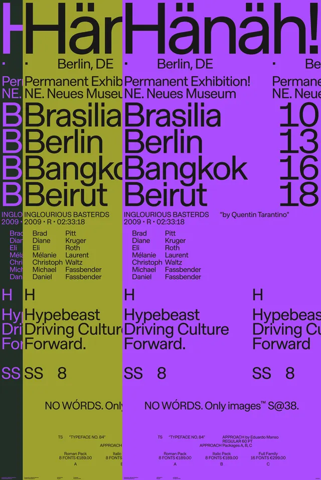 Har Hanah Exhibition Identity, swiss, brutalist, high-contrast