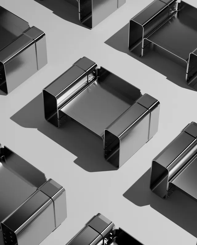 3D Abstract Geometric Shapes, minimal, 3d-render, monochrome