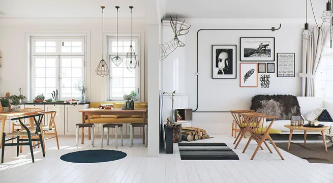 Modern Minimalist Interior Design, minimal, light-mode, light