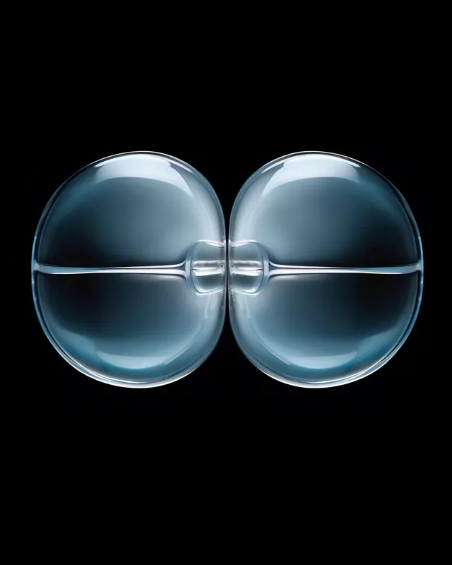 Abstract Spheres with Horizontal Axis, minimal, 3d-render, dark