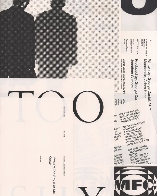 Typography and Layout Composition, minimal, editorial, monochrome