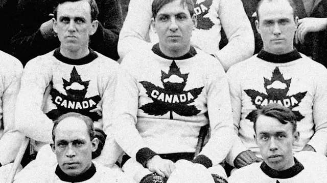Canada Hockey Team Portraits, photographic, high-contrast