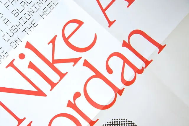 Red Serif Typography Layout, editorial, minimal, high-contrast