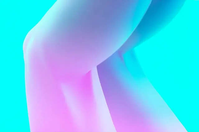 Abstract Gradient Humanoid Form