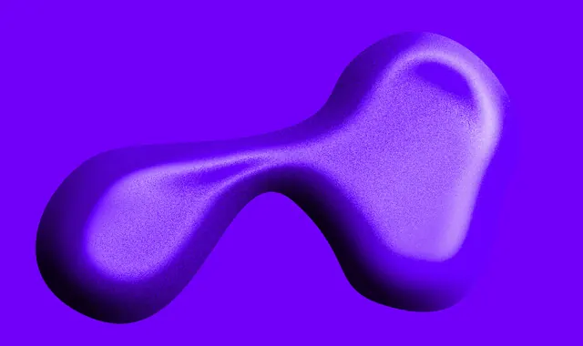 Abstract 3D Fluid Shape, 3d-render, abstract, vibrant