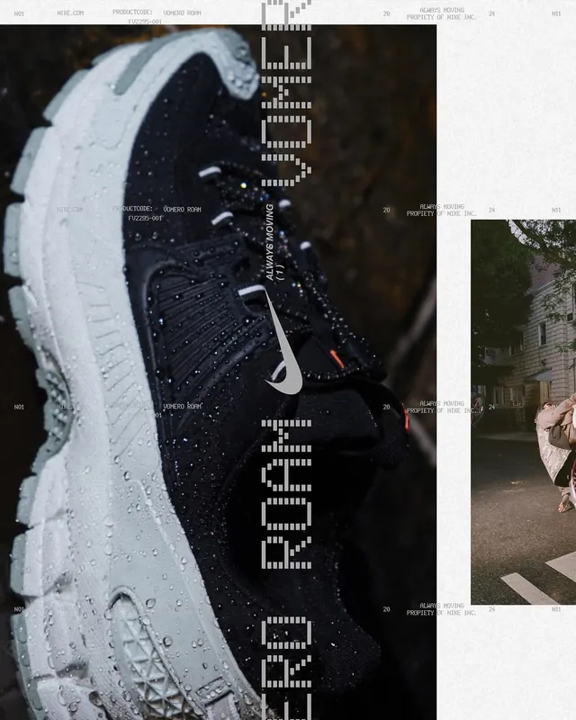 Sneaker Product Detail, minimal, technical, monochrome