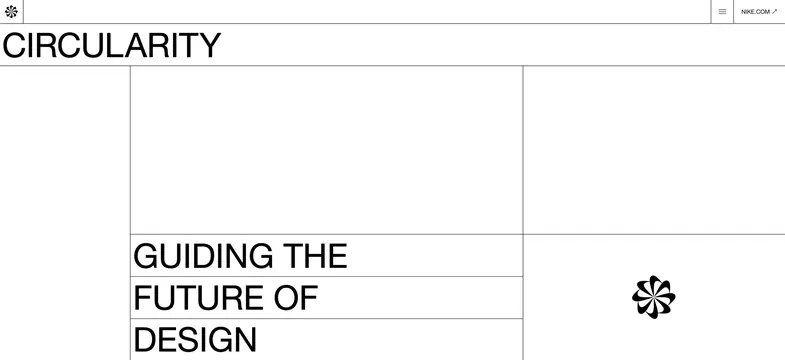 Circularity Design Layout, minimal, swiss, monochrome