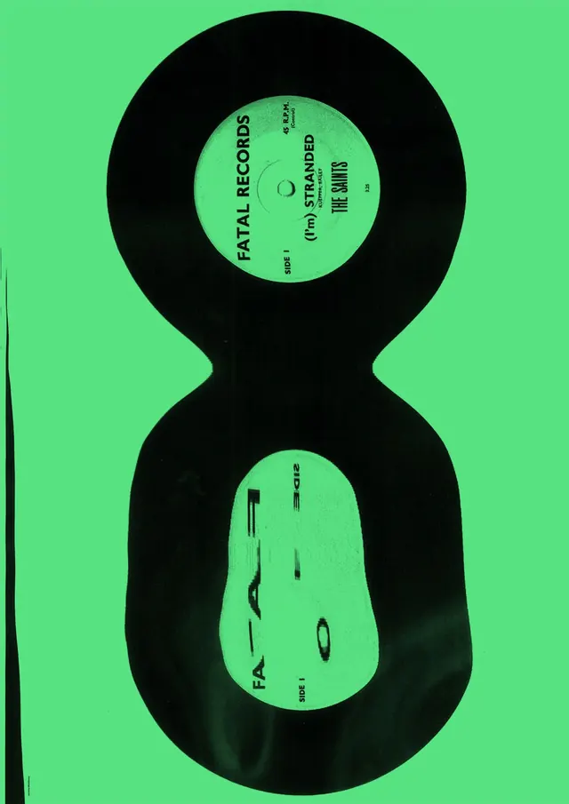 Vinyl Record Graphic, minimal, geometric, vibrant