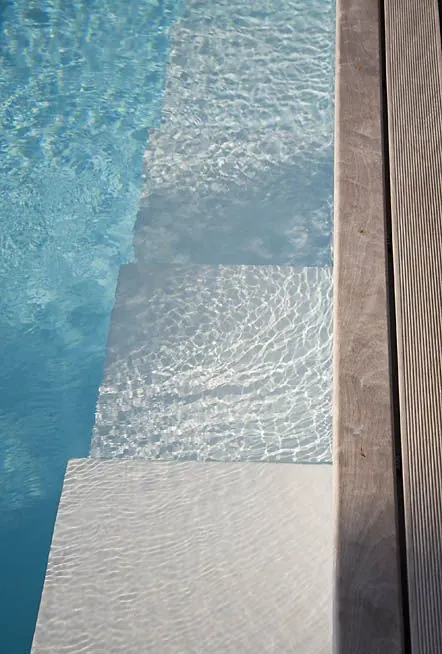 Swimming Pool Water and Stone Texture, minimal, photographic, light