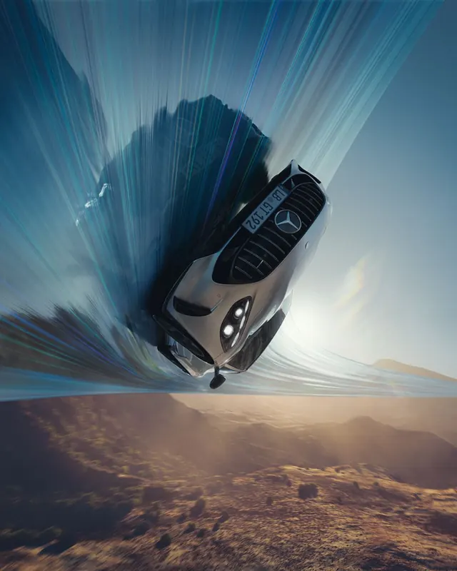 Abstract Motion Vehicle Render, abstract, 3d-render, high-contrast