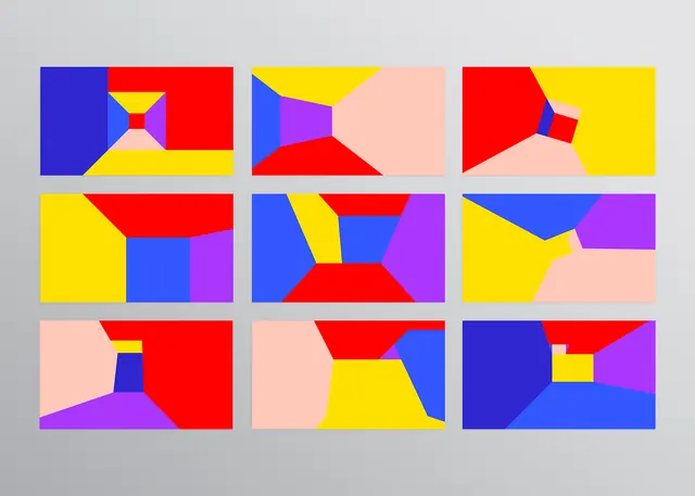 Geometric Abstract Pattern, geometric, abstract, vibrant