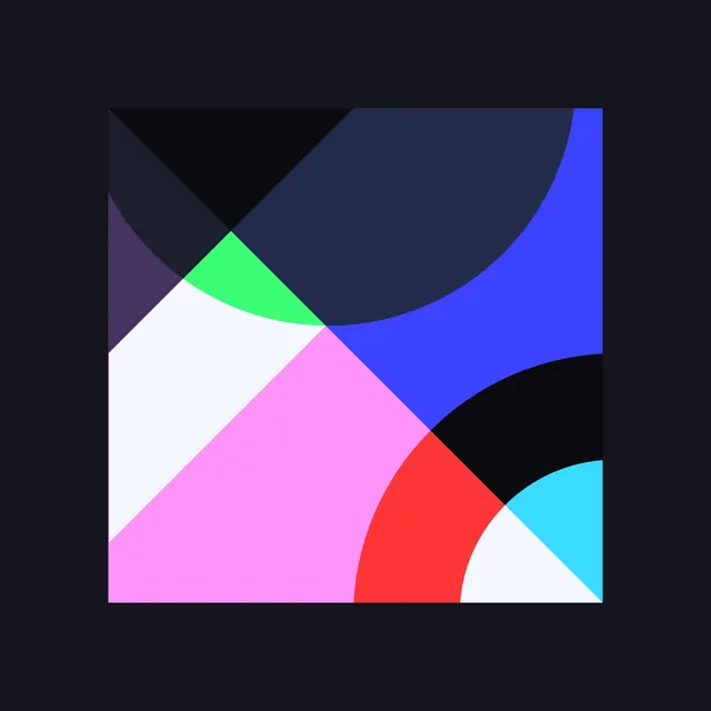 Geometric Abstract Composition, geometric, minimal, vibrant