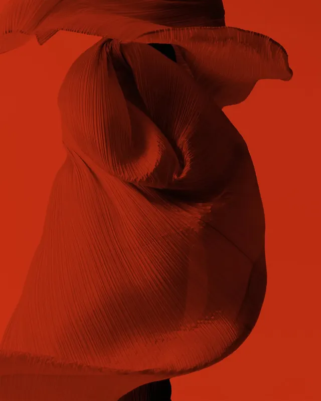 Monochromatic Red Fabric Texture, minimal, abstract, vibrant