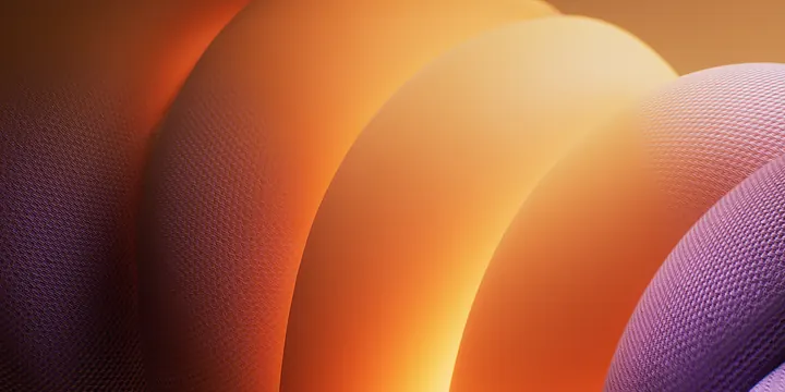 Abstract Gradient Spheres, gradient-heavy, 3d-render, vibrant