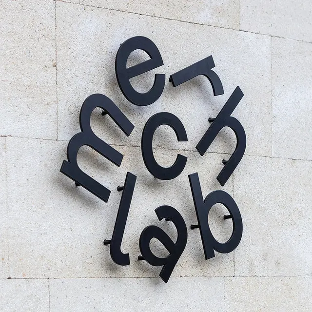 erchlab Wall Signage, minimal, geometric, monochrome