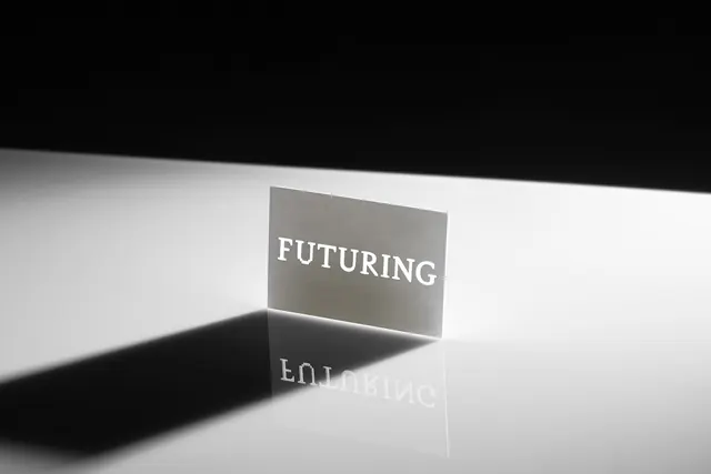 Futuring Wordmark Mockup, minimal, monochrome, monochrome
