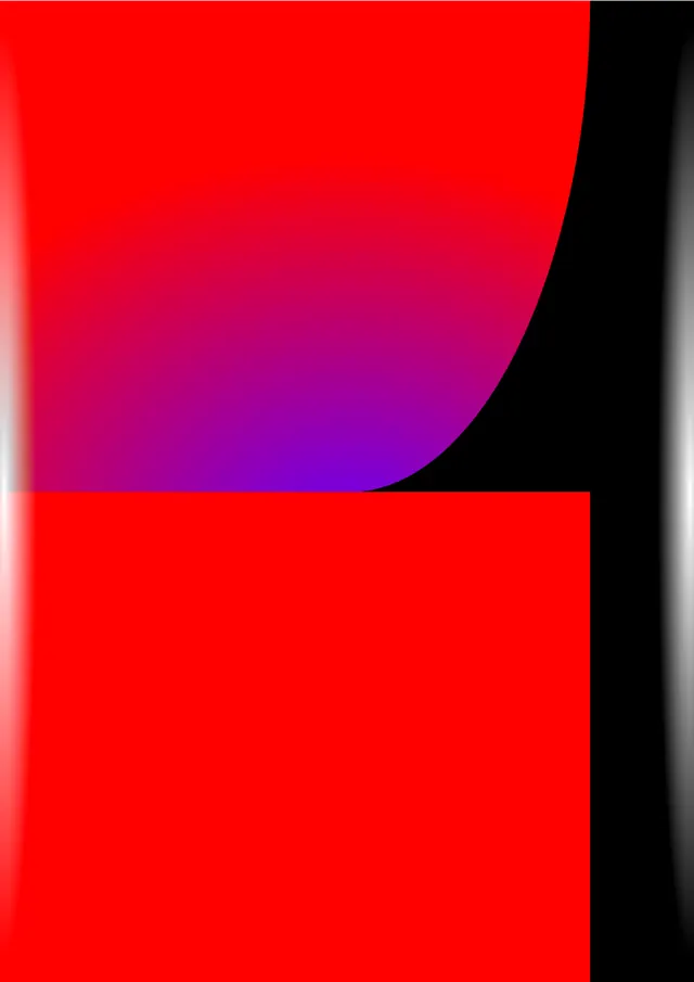 Red and Purple Gradient Geometric Composition, minimal, geometric, vibrant